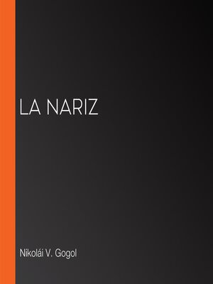 cover image of La nariz
